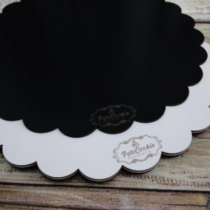 Bases Diseño de MDF para Tortas, Con Logotipo